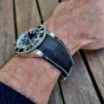For Sale: SuperMatte Alligator Strap for Rolex Submariner or GMT