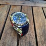 Deep Blue Alligator Strap for Rolex Sky-Dweller