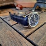 Deep Blue Alligator Strap for Rolex Sky-Dweller