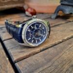 Deep Blue Alligator Strap for Rolex Sky-Dweller