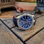 Deep Blue Alligator Strap for Rolex Sky-Dweller
