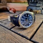 Deep Blue Alligator Strap for Rolex Sky-Dweller