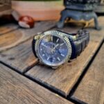 Deep Blue Alligator Strap for Rolex Sky-Dweller