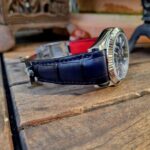 Deep Blue Alligator Strap for Rolex Sky-Dweller