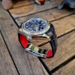 Deep Blue Alligator Strap for Rolex Sky-Dweller