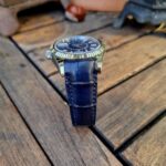 Deep Blue Alligator Strap for Rolex Sky-Dweller