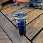 Deep Blue Alligator Strap for Rolex Sky-Dweller