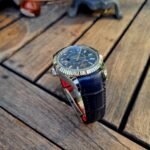 Deep Blue Alligator Strap for Rolex Sky-Dweller
