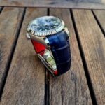 Deep Blue Alligator Strap for Rolex Sky-Dweller