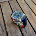 Deep Blue Alligator Strap for Rolex Sky-Dweller
