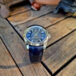 Deep Blue Alligator Strap for Rolex Sky-Dweller
