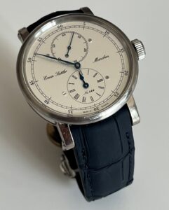 Navy SuperMatte Alligator for Erwin Sattler Regulateur