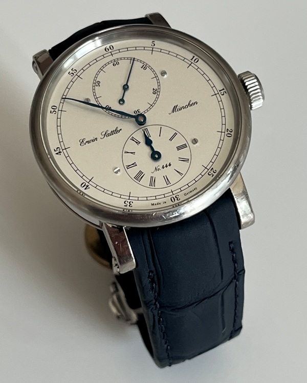 Navy SuperMatte Alligator for Erwin Sattler Regulateur