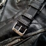 Waxed Canvas and leather Bund Strap