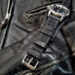 Waxed Canvas and leather Bund Strap