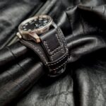 Waxed Canvas and leather Bund Strap