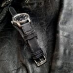 Waxed Canvas and leather Bund Strap