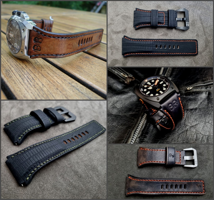 Custom Straps for Bell & Ross BR02