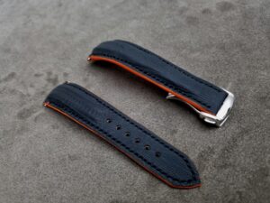 For Sale: SuperMatte Blat Teju Lizard strap for Omega Planet Ocean 43.5mm
