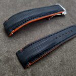 For Sale: SuperMatte Blat Teju Lizard strap for Omega Planet Ocean 43.5mm
