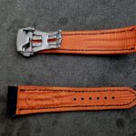 For Sale: SuperMatte Blat Teju Lizard strap for Omega Planet Ocean 43.5mm
