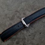 For Sale: SuperMatte Blat Teju Lizard strap for Omega Planet Ocean 43.5mm