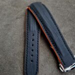 For Sale: SuperMatte Blat Teju Lizard strap for Omega Planet Ocean 43.5mm