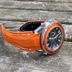 Emergency Orange SuperMatte Teju Lizard with 'Fully Integrated Fit' for Omega Planet Ocean