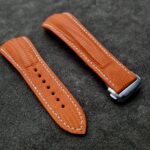 For Sale: Emergency Orange Teju Lizard Strap for Omega Planet Ocean 45.5