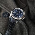 Rolex Sky-Dweller on 'Million Dollar Black' Alligator with integrated fitment