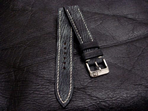 Dirty-Denim-watch-strap – Safari-Goat-Leather-Collection-20mm-lug-width