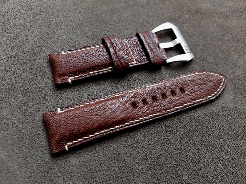 Safari Brown African Goat watch strap 24.24mm 2 (2)