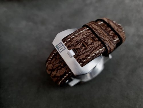 Marsh Brown Safari Leather strap for Panerai