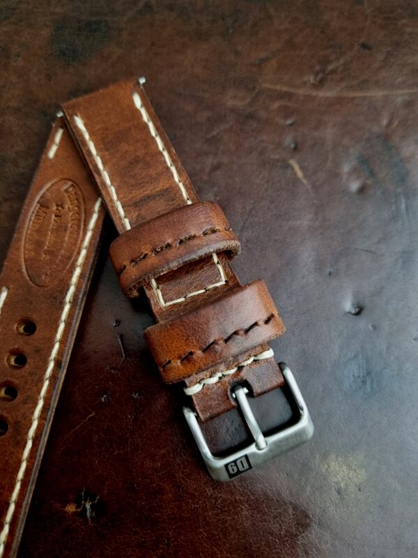 D9 Swiss Ammo 20mm strap (3) Swiss Ammo leather band from D9straps